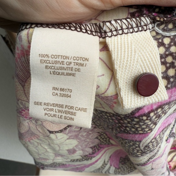 Free People Kitschy Floral Print & Crochet Halter Large - Picture 7 of 10